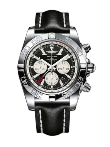 [AB041012.BA69.441X] Chronomat 47 GMT Stainless Steel / Onyx Black / Calf