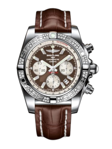 [AB0110AA.Q575.739P] Chronomat 44 Stainless Steel / Diamond / Metallica Brown / Croco