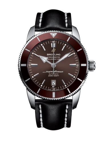 [AB202033/Q618/442X/A20D.1] Superocean Heritage II 46 Stainless Steel / Bronze / Bronze / Calf / Folding