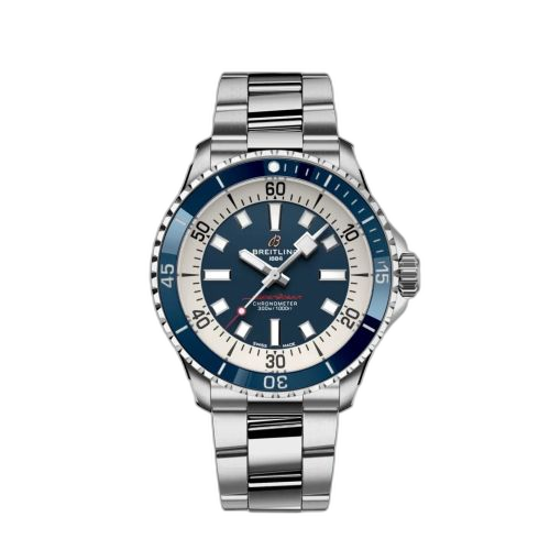 [A17375E71C1A1] SuperOcean Automatic 42 Stainless Steel / Blue / Bracelet