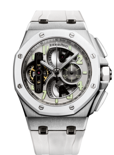 [26387IO.OO.D010CA.01] Royal Oak OffShore Tourbillon Chronograph White Ceramic