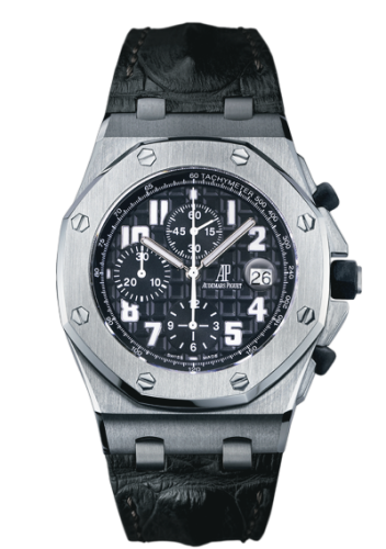 [26170ST.OO.D101CR.03] Royal Oak OffShore 26170 Chronograph Black Themes / Strap
