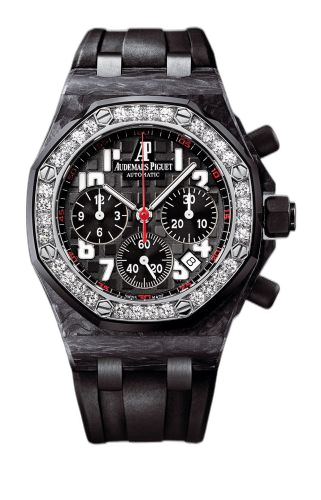 [26267FS.ZZ.D002CA.02] Royal Oak OffShore 26267 Lady Chronograph Forged Carbon