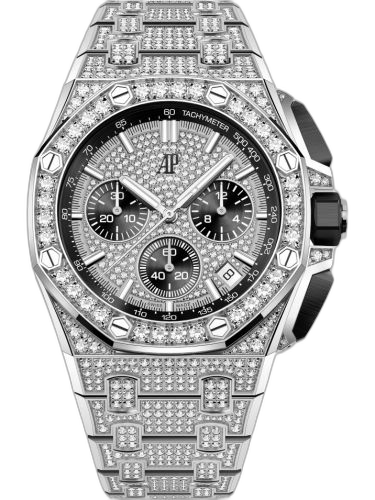 [26423BC.ZZ.2100BC.01] Royal Oak Offshore 43 White Gold - Diamond / Diamond / Bracelet