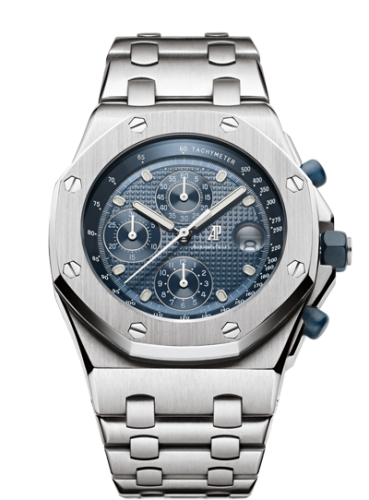 [25721ST.OO.1000ST.01 (aka: The Beast)] Royal Oak OffShore 25721 Chronograph Stainless Steel / Blue