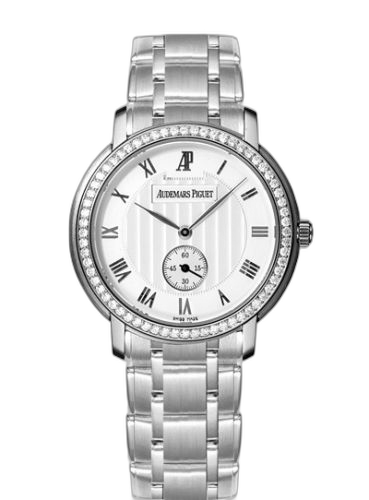 [15156BC.ZZ.1229BC.01] Jules Audemars Small Seconds White Gold / Diamond / Silver / Bracelet