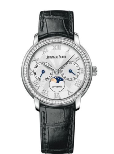 [26251BC.ZZ.A002CR.01] Jules Audemars Day & Date White Gold / Diamond / Silver