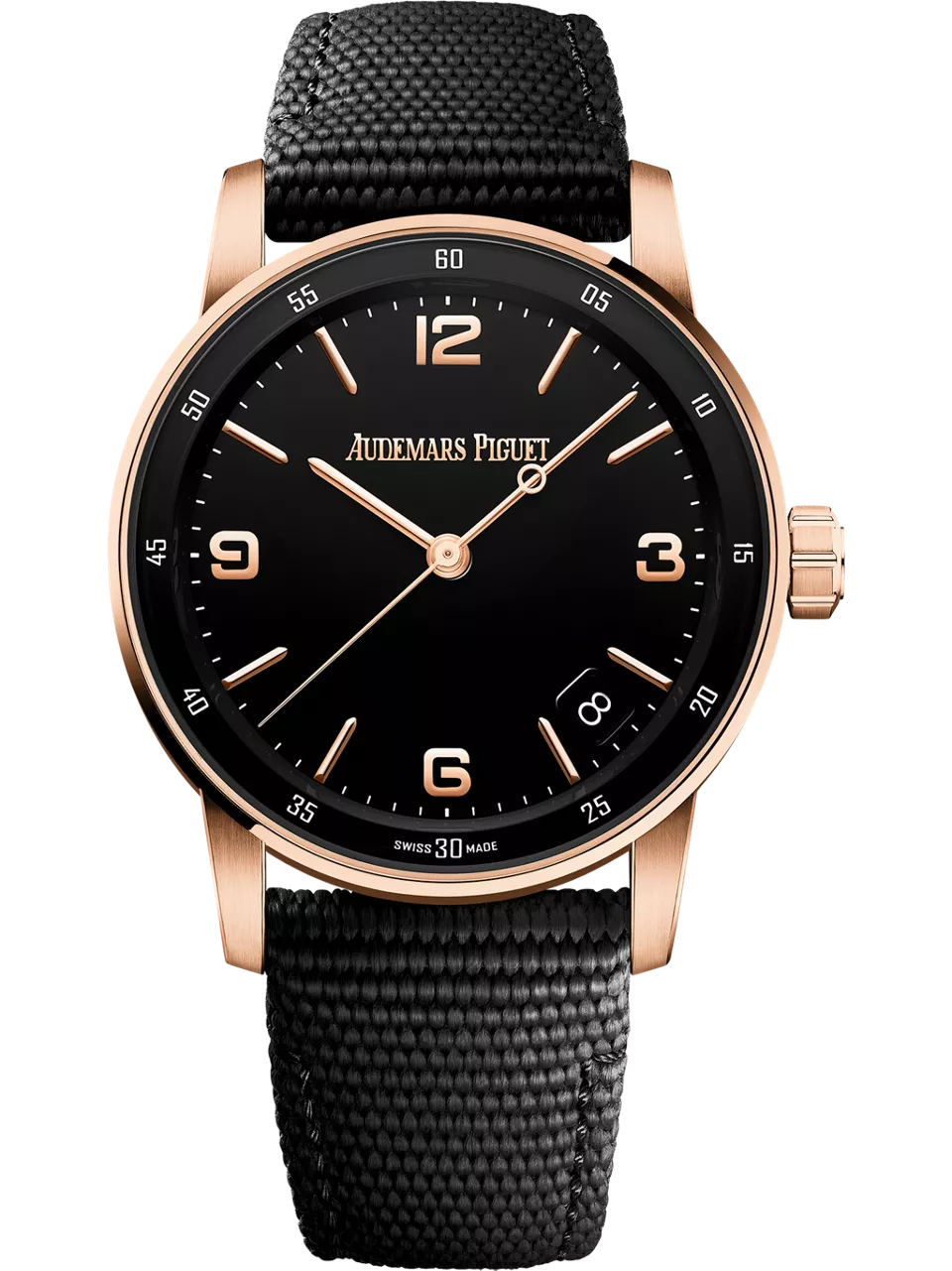 [15210OR.OO.A002KB.01] CODE 11.59 Automatic Pink Gold / Black / Fabric