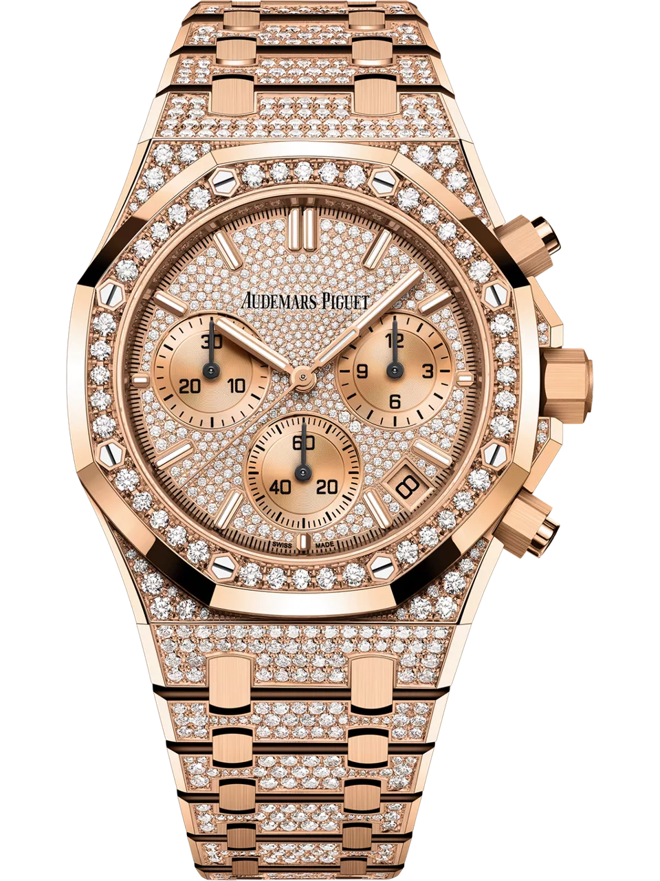 [26242OR.ZZ.1322OR.01] Royal Oak Chronograph 41 Pink Gold / Diamond / 50th Anniversary