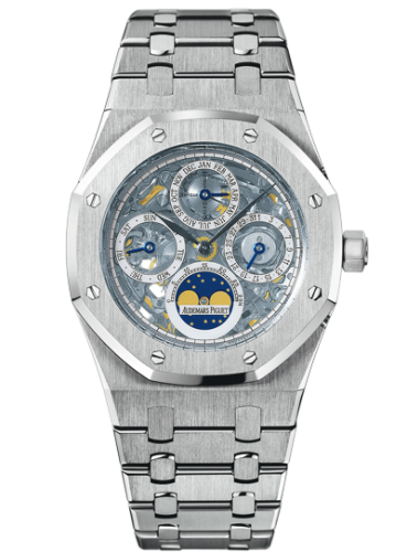 [25829ST.OO.0944ST.01] Royal Oak Perpetual Calendar Openworked Stainless Steel