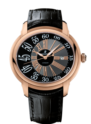 [15320OR.OO.D002CR.01] Millenary Self-Winding Pink Gold / Black