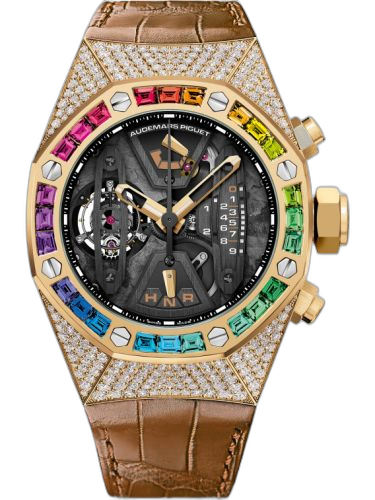 [26235BA.YY.D502CR.01] Royal Oak Concept Tourbillon Chronograph Yellow Gold / Rainbow