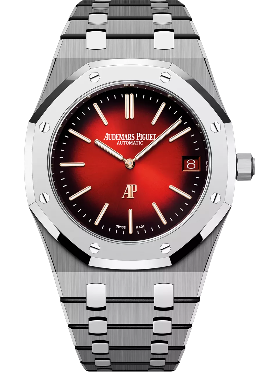[16202XT.OO.1240XT.01] Royal Oak Extra-Thin Titanium - BMG / Red