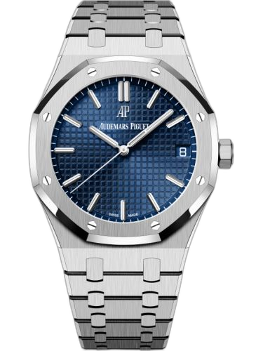 [15503BC.OO.1220BC.01] Royal Oak Selfwinding White Gold / Blue