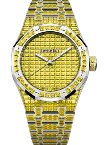 [15514BC.RY.1284BC.02] Royal Oak Self-Winding 41 Yellow Chrysoberyl