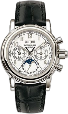 [5004P-021] Perpetual Calendar Split Seconds Chronograph 5004 Platinum / White Arabic