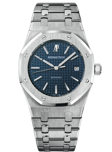 [15300ST.OO.1220ST.02] Royal Oak 15300 Stainless Steel / Blue