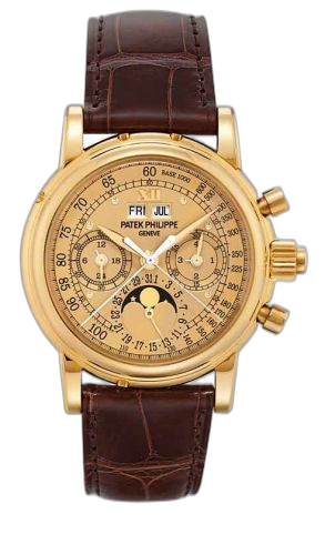 [5004J_Gold] Perpetual Calendar Split Seconds Chronograph 5004J Gold