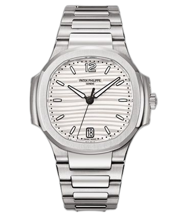 [7118/1A-010] Nautilus 7118 Stainless Steel / White