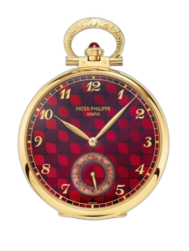 [992/116J] Pocket Watch Lepine Yellow Gold / Napa Valley