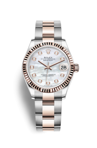 [278271-0025] Datejust 31 Stainless Steel/ Rose Gold / Fluted / MOP / Oyster