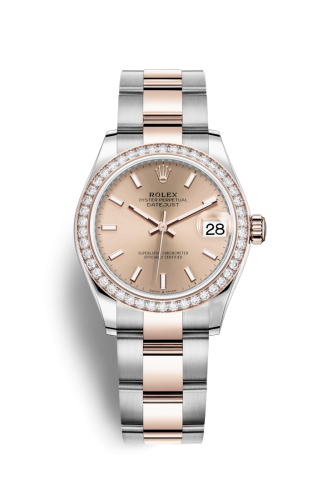 [278381rbr-0009] Datejust 31 Stainless Steel/ Rose Gold / Diamond / Rose / Oyster