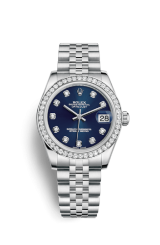 [178384-0046] Datejust 31 Stainless Steel Diamond / Jubilee / Blue - Diamond