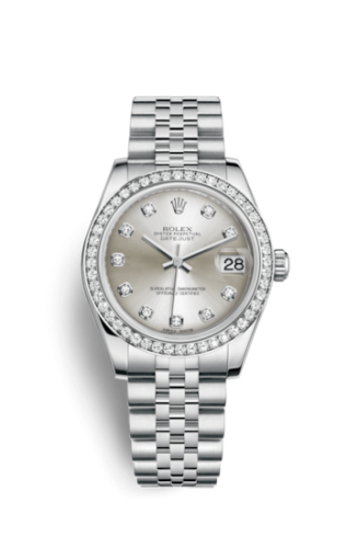 [178384-0003] Datejust 31 Stainless Steel Diamond / Jubilee / Silver - Diamond