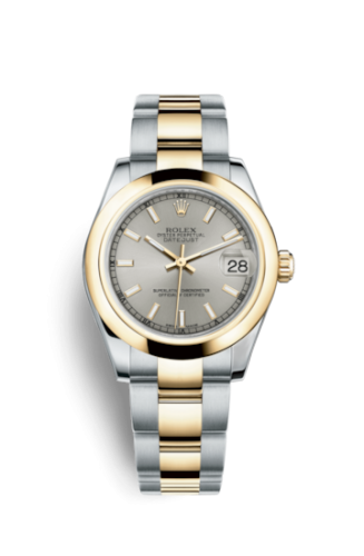 [178243-0016] Datejust 31 Rolesor Yellow Domed / Oyster / Silver
