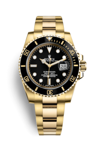 [116618ln-0001] Submariner Date Yellow Gold / Black
