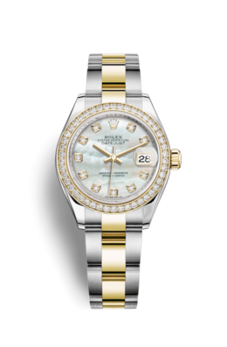 [279383rbr-0020] Lady-Datejust 28 Rolesor Yellow Diamond / Oyster / MOP