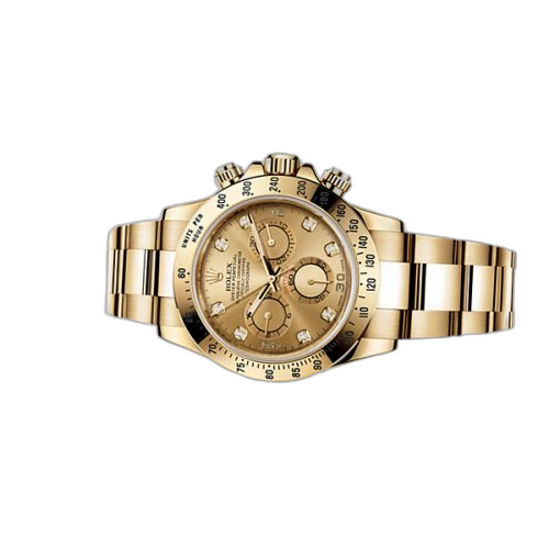 [116528-0033] Daytona Yellow Gold Champagne Diamond