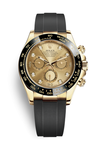 [116518LN-0036] Cosmograph Daytona Yellow Gold / Cerachrom / Champagne-Diamond / Oysterflex