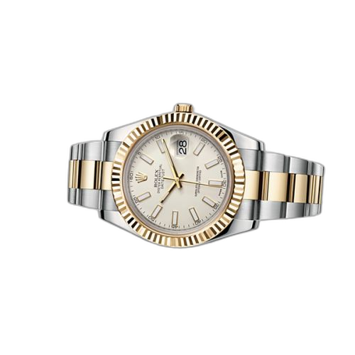 [116333-0005] Datejust II Rolesor Ivory