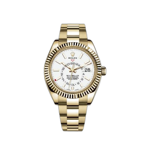 [326938-0005 (aka: M326938-0005)] Sky-Dweller Yellow Gold / White