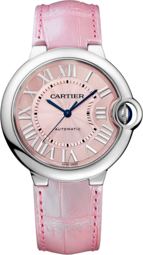 [WSBB0007] Ballon Blue de Cartier 36 Automatic Stainless Steel / Pink