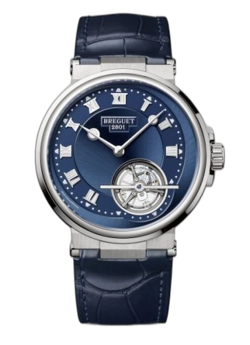 [5577PT/Y2/9WV] Marine Tourbillon 5577 Platinum / Blue / Alligator