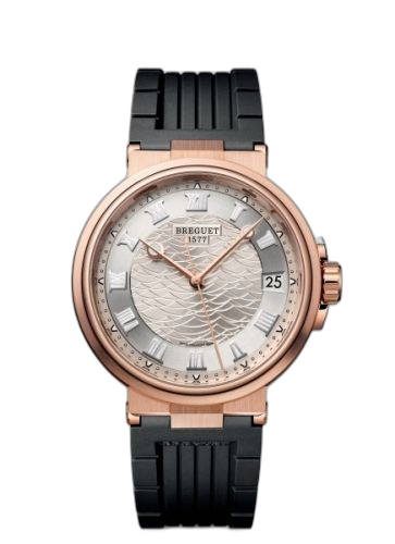 [5517BR/12/5ZU] Marine 5517 Rose Gold / Silver / Rubber
