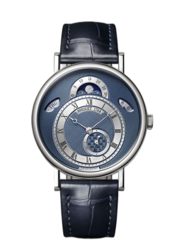 [7337BB/Y5/9VU] Classique 7337 White Gold / Blue