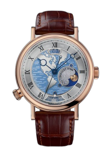 [5717BR/US/9ZU] Classique Hora Mundi 5717 Rose Gold / America
