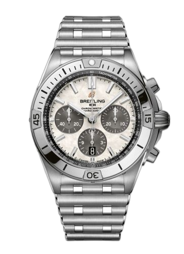 [AB0134101A1A1] Chronomat B01 42 Stainless Steel / MOP / Japan