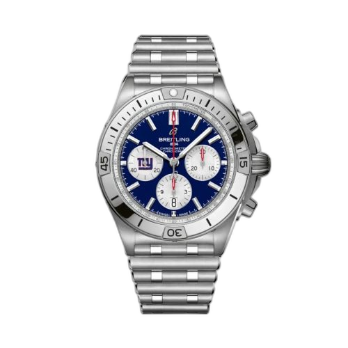 [AB01342B1CAA1] Chronomat B01 42 NFL New York Giants