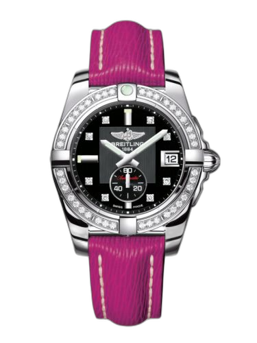 [A3733053/BD02/242X/A16BA.1] Galactic 36 Automatic Stainless Steel / Diamond / Volcano Black Diamond / Sahara