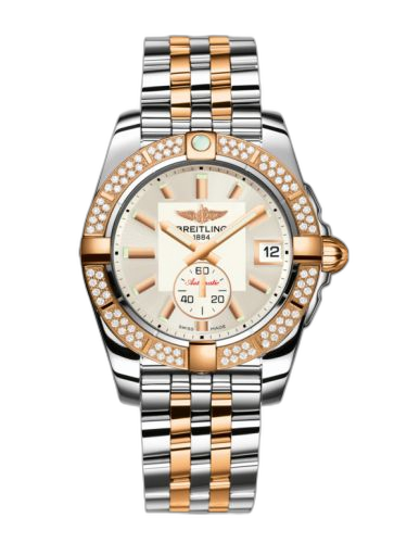 [C3733053.G714.376C] Galactic 36 Automatic Stainless Steel / Rose Gold / Diamond / Stratus Silver / Bracelet