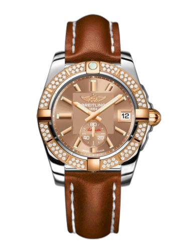[C3733053.Q584.412X] Galactic 36 Automatic Stainless Steel / Rose Gold / Diamond / Copperhead Bronze / Calf