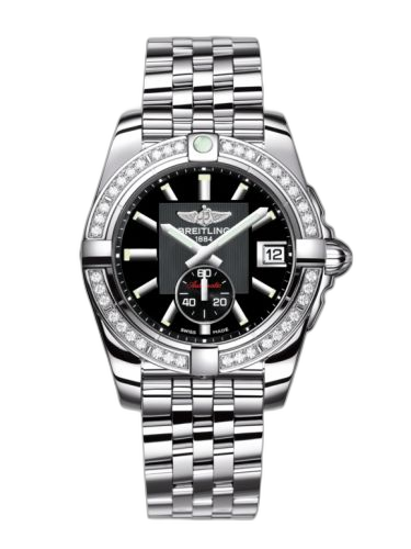 [A3733053/BA33/376A] Galactic 36 Automatic Stainless Steel / Diamond / Volcano Black / Bracelet