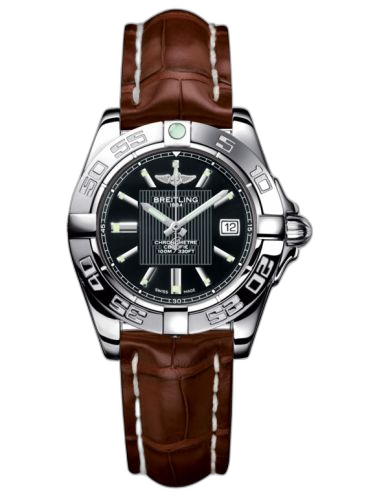 [A71356L2.BA10.778P] Galactic 32 Stainless Steel / Trophy Black / Croco