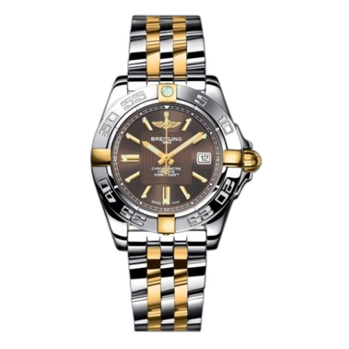 [B71356L2.Q580.367D] Galactic 32 Two Tone Bronze / Two Tone Bracelet