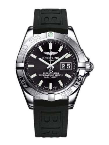 [A49350L2.BE58.150S] Galactic 41 Stainless Steel / Onyx Black / Rubber
