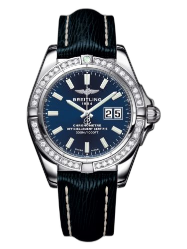 [A49350LA.C929.220X] Galactic 41 Stainless Steel / Diamond / Horizon Blue / Sahara